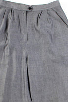 Grey Metallic High Waisted Pants (sz. 6)