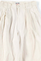 White High Waisted Pants (sz. 8)