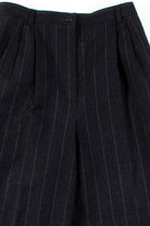 Black Striped Pants