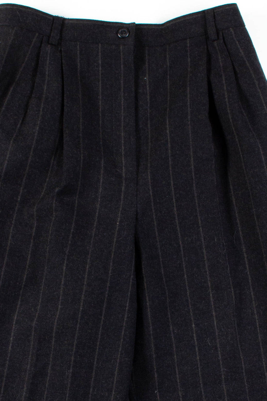 Black Striped Pants