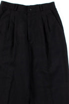 Black Pleated High Waisted Pants (sz. 8)