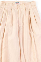 Peach Pleated High Waisted Pants (sz. 8)