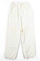 White Lightweight Rayon Pants (sz. 7)