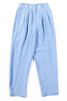 Light Blue Silk Pants (sz. 8P)