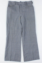 Navy Glen Check Plaid Pants