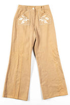 Floral Pocket Flared Pants (sz. 8)