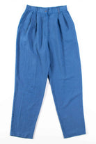 Blue Pleated Pants (sz. 10)