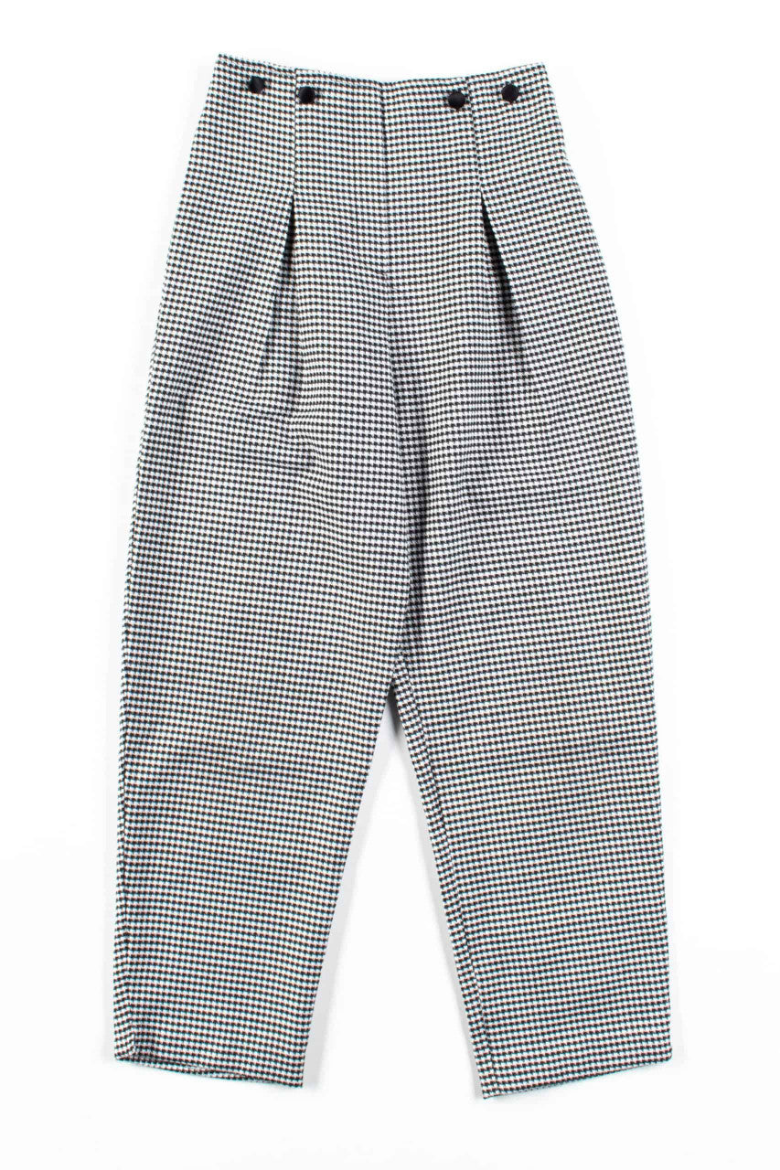 Houndstooth Pull-On Pants (sz. 10)