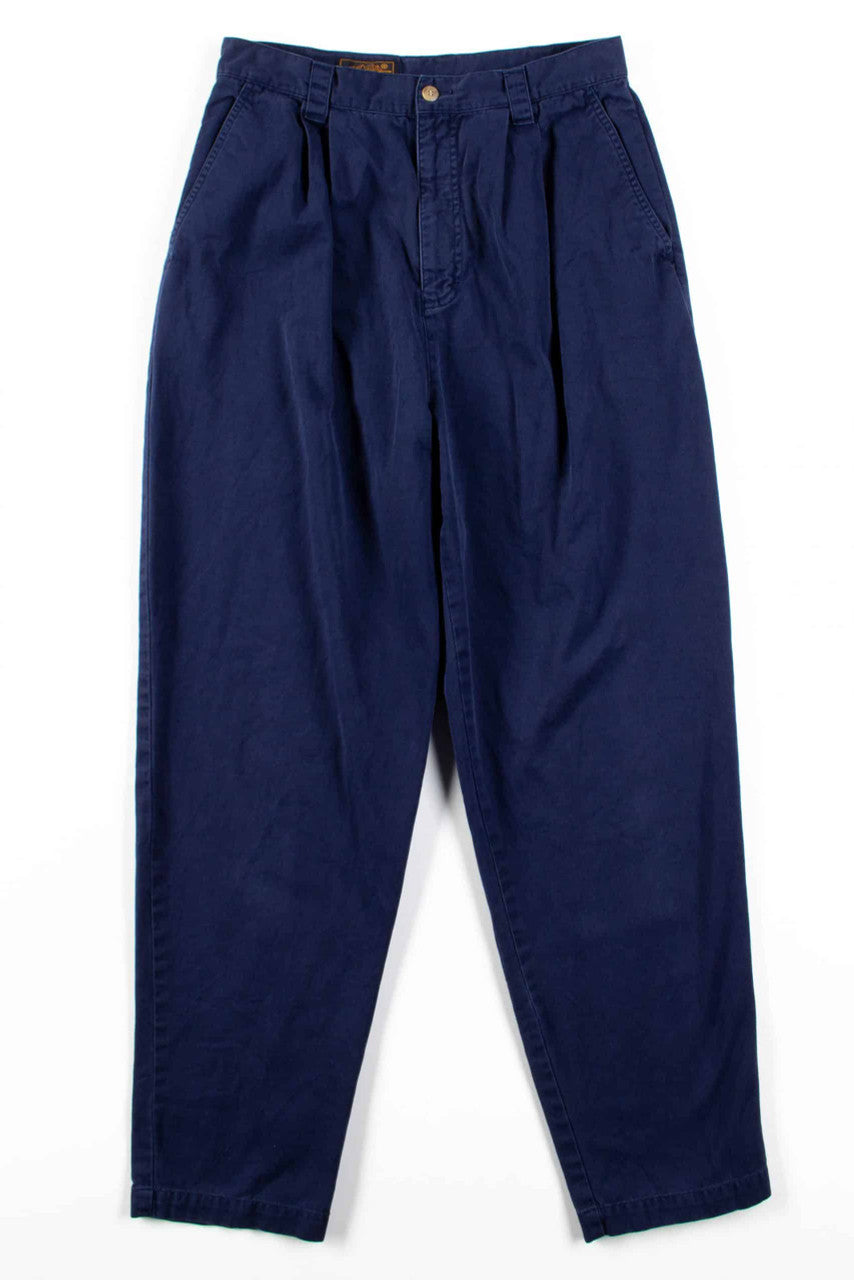 Navy Eddie Bauer Pleated Pants (sz. 14)