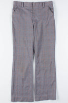 Black & White Glen Check Plaid Pants