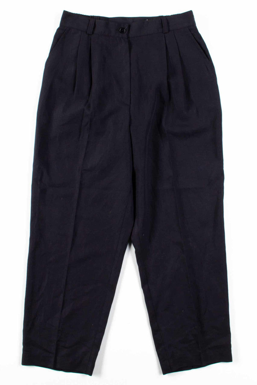 Black Pleated Pants (sz. 10 Regular)