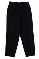 Black Pleated Vintage Pants (sz. 10)