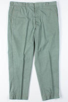 Green Checkered Pants