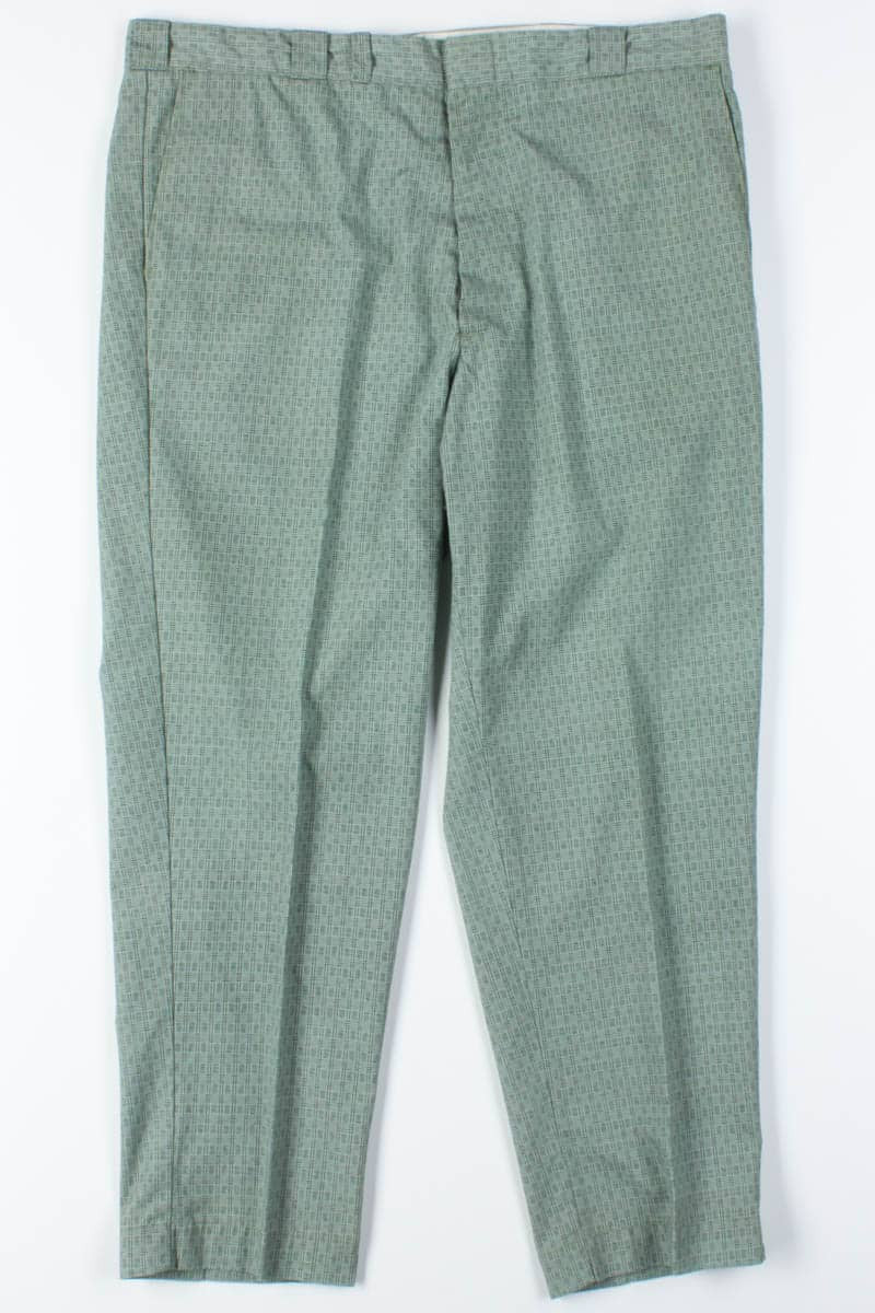 Green Checkered Pants