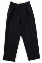 Black Pleated Vintage Pants (sz. 18 Reg.)