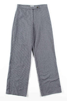 Black Houndstooth Straight Leg Vintage Pants (sz. 6)