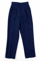 Navy Striped Pleated Vintage Pants (sz. 9/10)