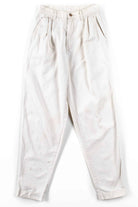 Light Khaki Pleated Vintage Pants (sz. 4)