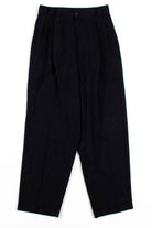 Black Vintage Pleated Pants (sz. 8)