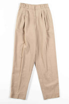 Vintage Pleated Khaki Pants