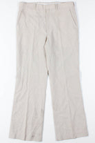 Tan Checkered Plaid Pants