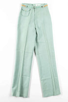 Vintage Mint Belted Pants (sz. 9)