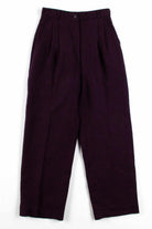 Dark Purple Woolrich Pleated Pants (sz. 10)