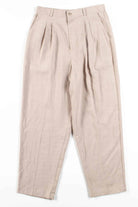 Tan Pleated Pants (sz. 14)