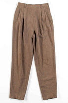Tan Pleated Wool Pants (sz. 36)