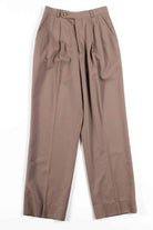 Tan Pleated Pants