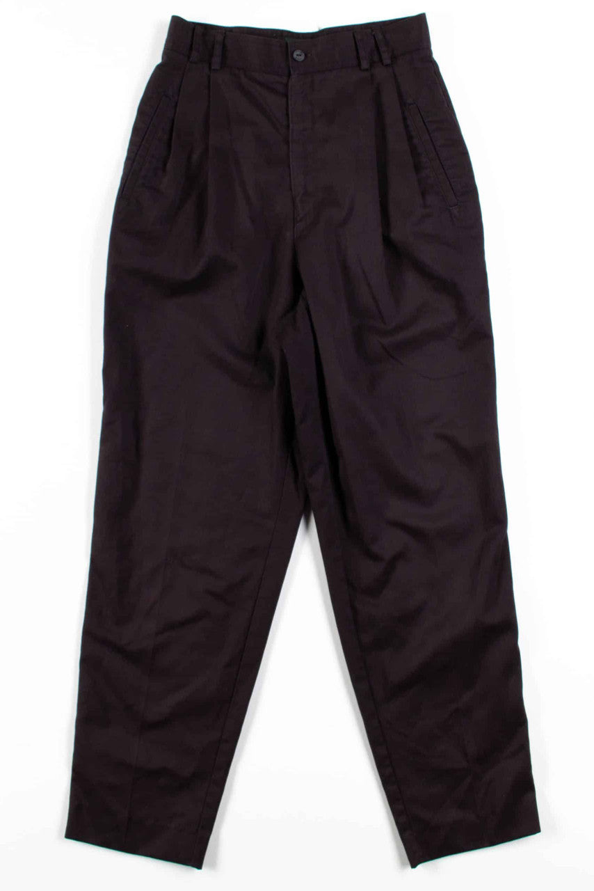 Black Pleated Pants (sz. 8) 1