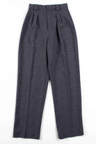 Grey Pleated Pants