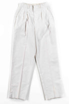 White Pleated Pants (sz. 7) 1
