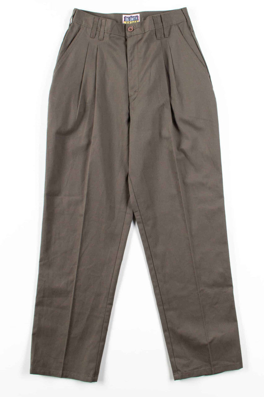Olive Pleated Pants (sz. 12 Short)