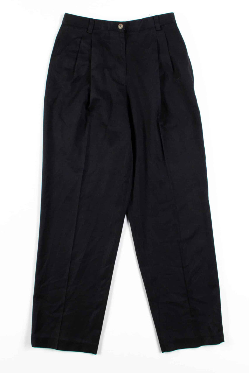 Black Pleated Pants (sz. Petite 6)
