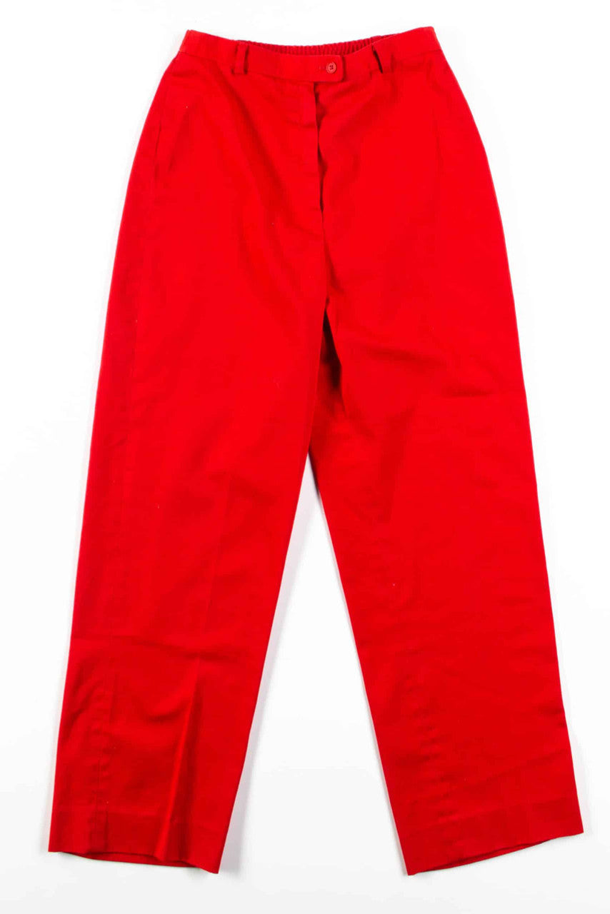 Red Vintage Pants (sz. 8)
