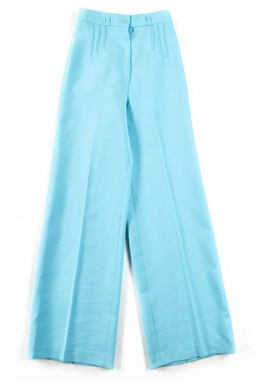 Powder Blue Pleated Vintage Pants (sz. 5/6)