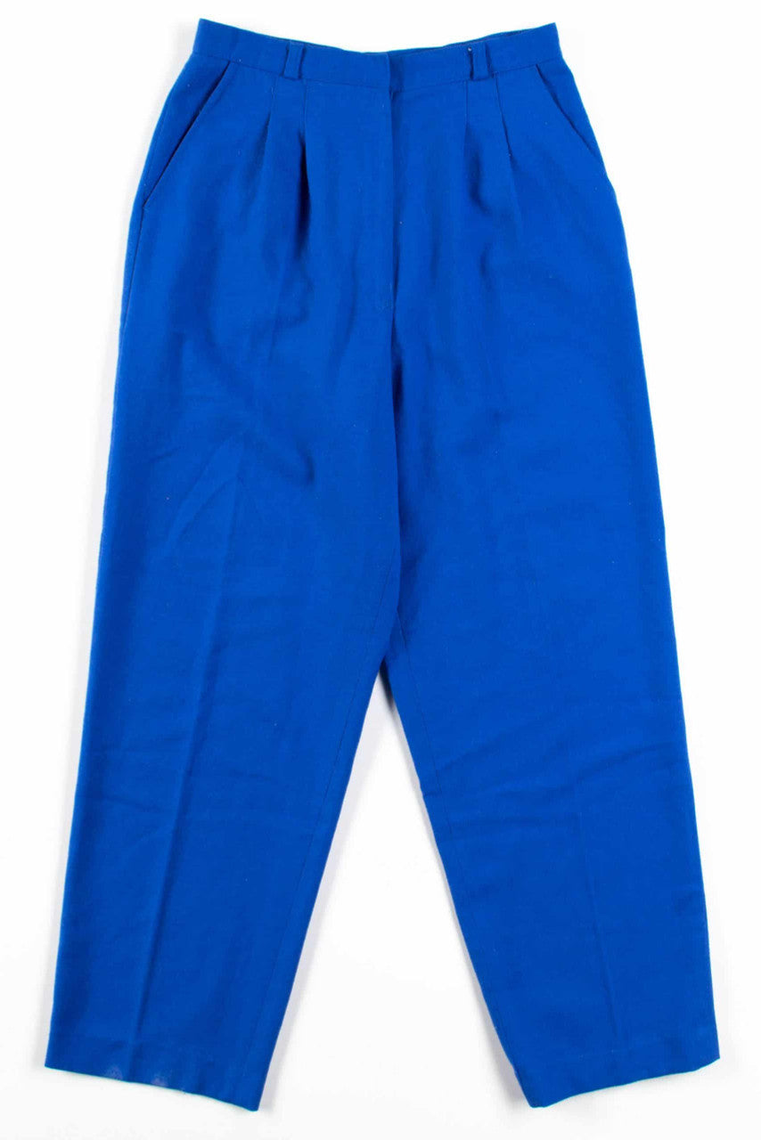 Blue Pleated Pants (sz. 9/10)