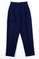 Navy Pleated Pants (sz. 11)