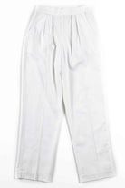 White Pleated Pants (sz. 6 Petite)