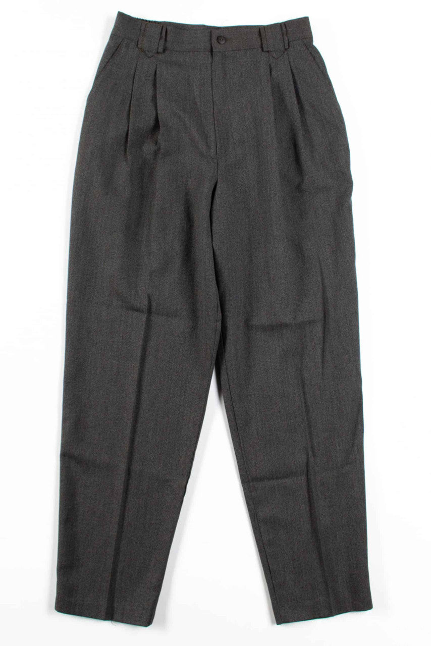 Grey Pleated Pants (sz. 10)