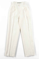 White Pleated Pants (sz. 7)