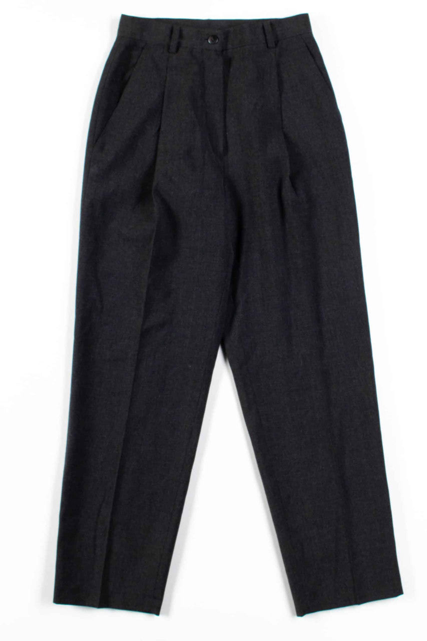 Dark Grey Pleated Pants (sz. 0)
