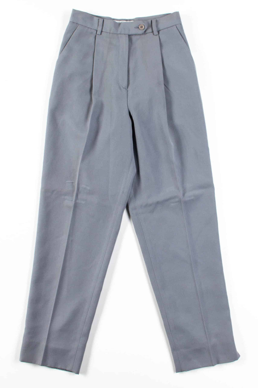 Grey Pleated Pants (sz. 4P)