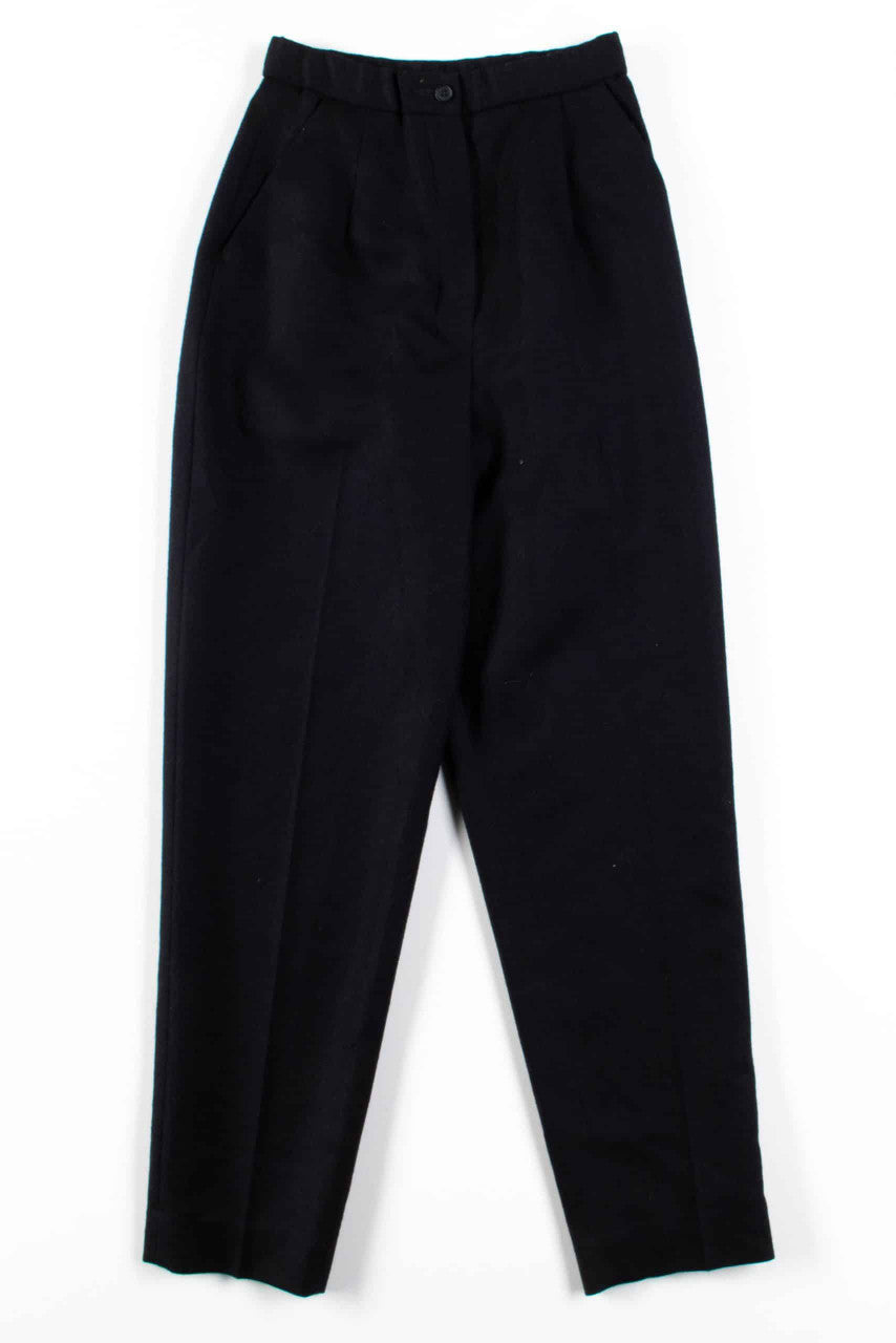 Black Pendleton Wool Pants (sz. 2)
