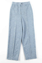 Light Blue Houndstooth Pants