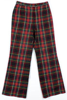Red & Green Plaid Golf Pants
