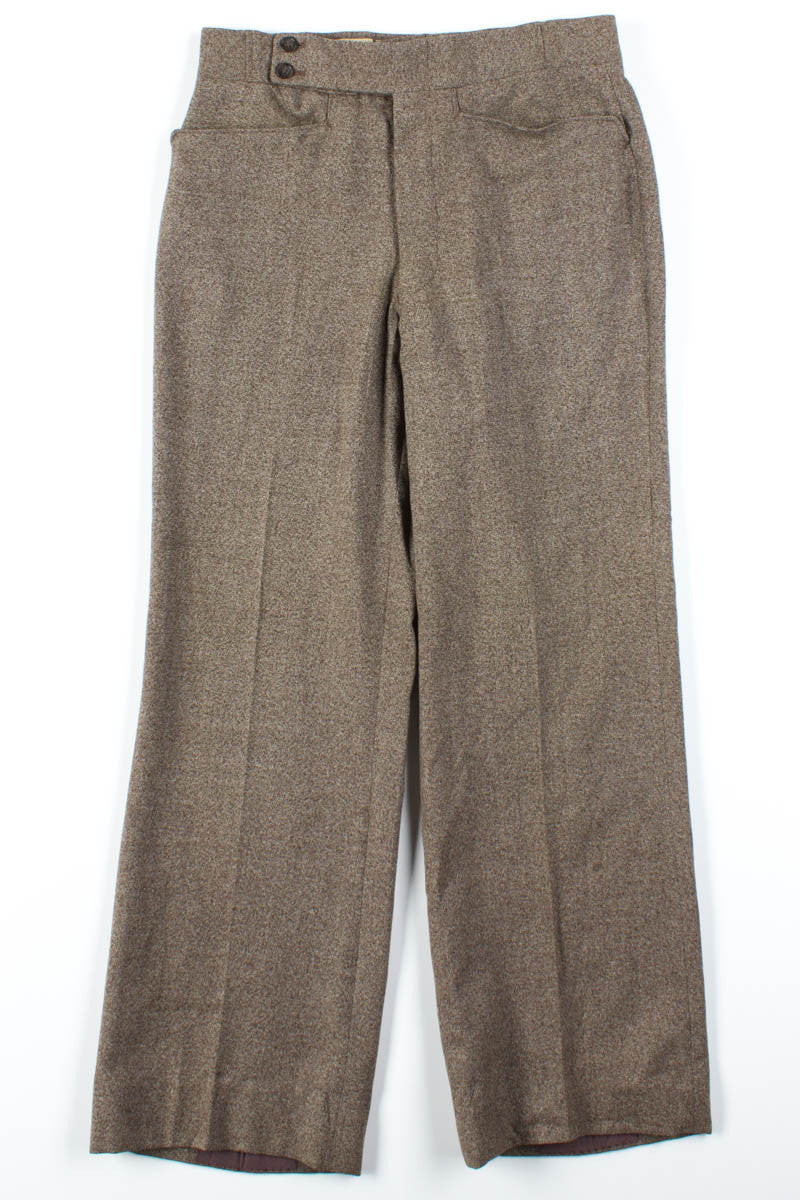 Tan Textured Vintage Pants