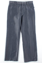 Grey Striped Vintage Pants