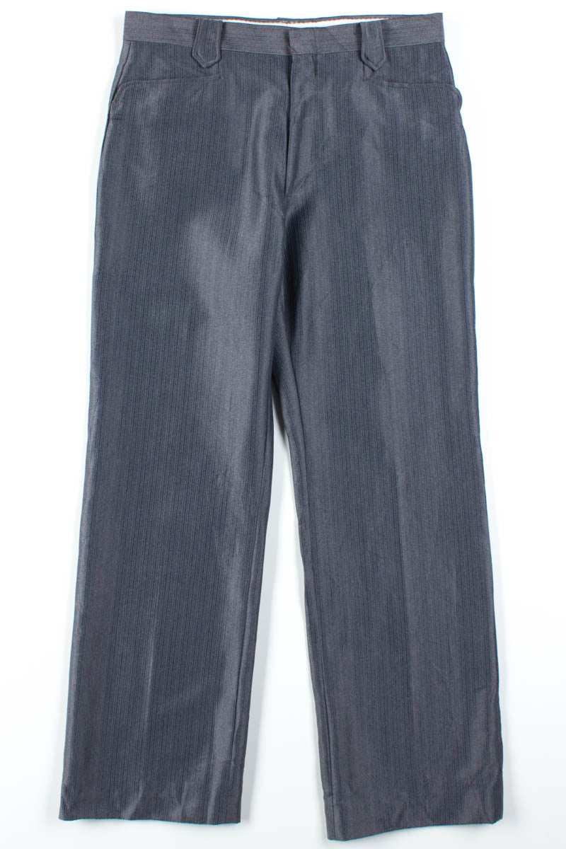 Grey Striped Vintage Pants